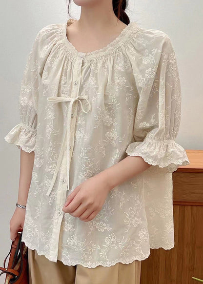A Vintage Style Shirt with Delicate Timeless Details