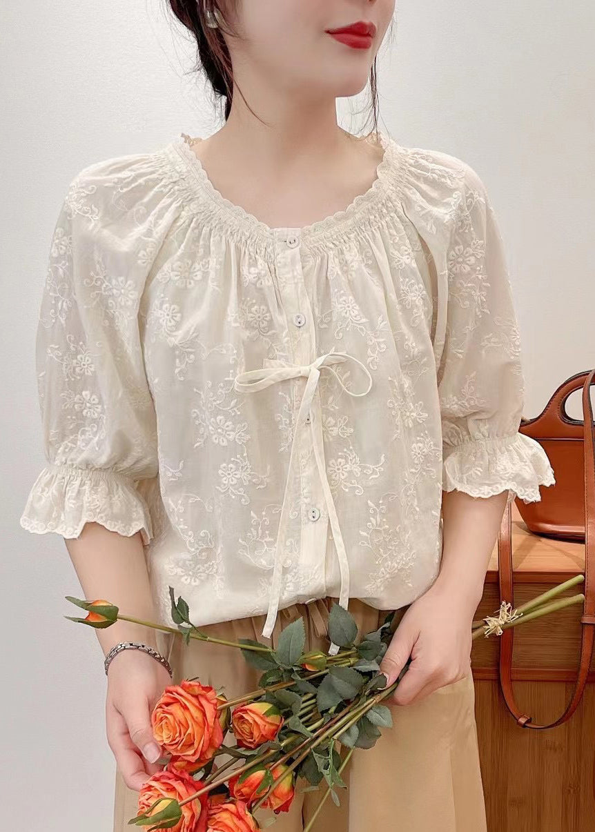 A Vintage Style Shirt with Delicate Timeless Details