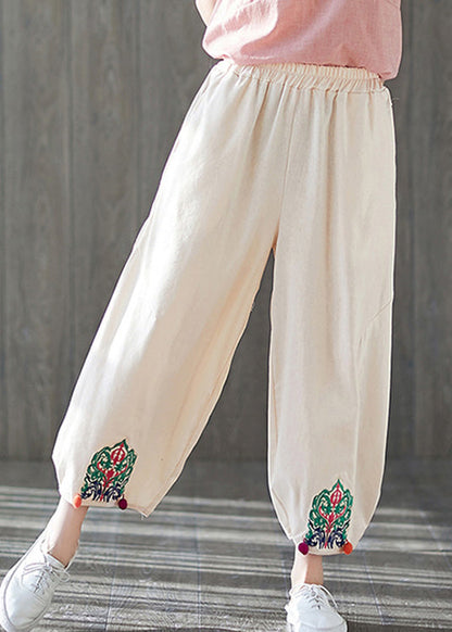 A Vintage Style Pants with Delicate Timeless Details