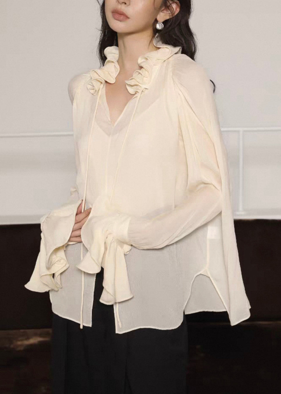 Gracefully Styled Blouse for Any Occasion