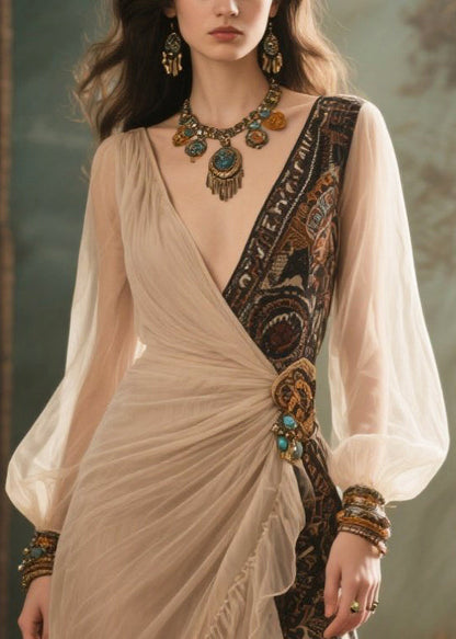 A Vintage Style Dress with Delicate Timeless Details