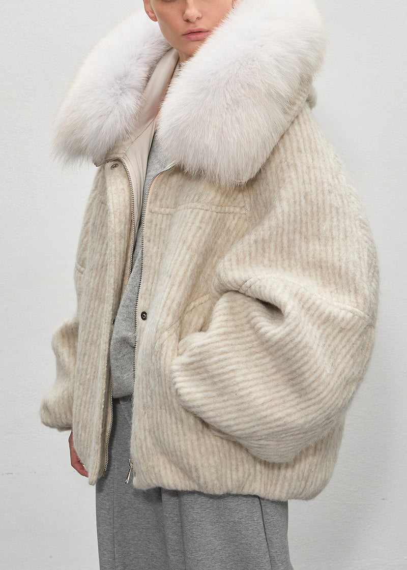 A Vintage Style Coat with Delicate Timeless Details
