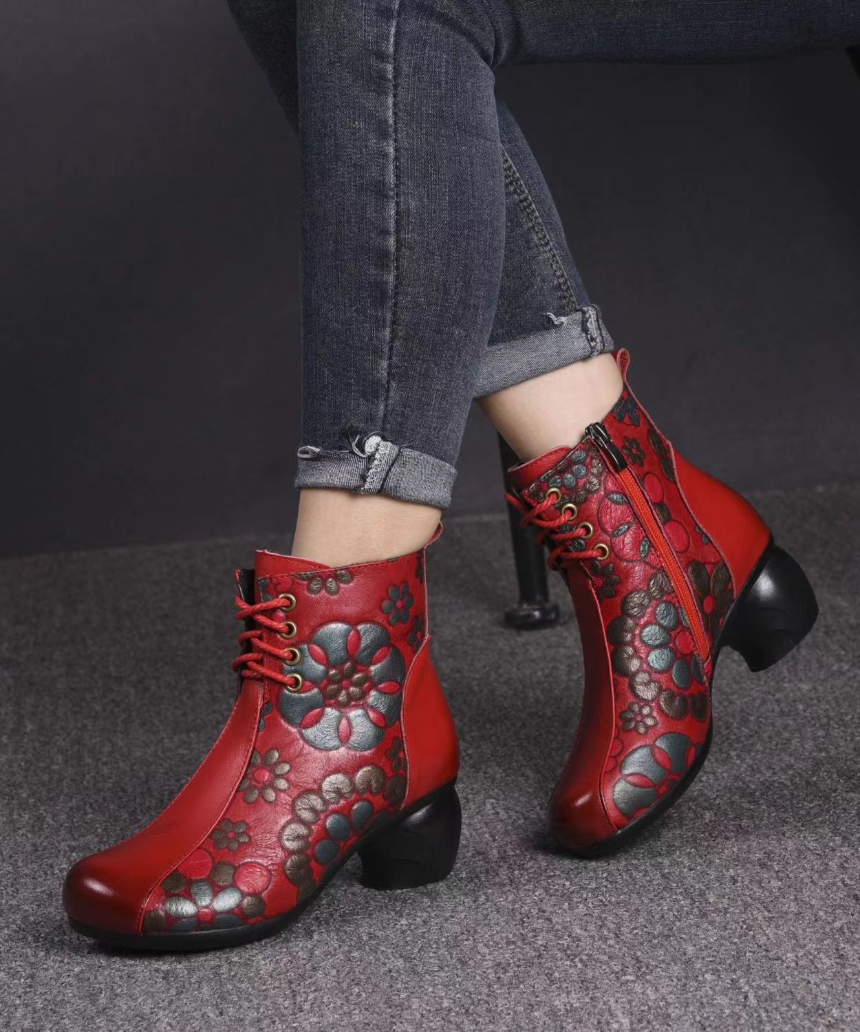 Classic Orthopedic Boots with Timeless Style