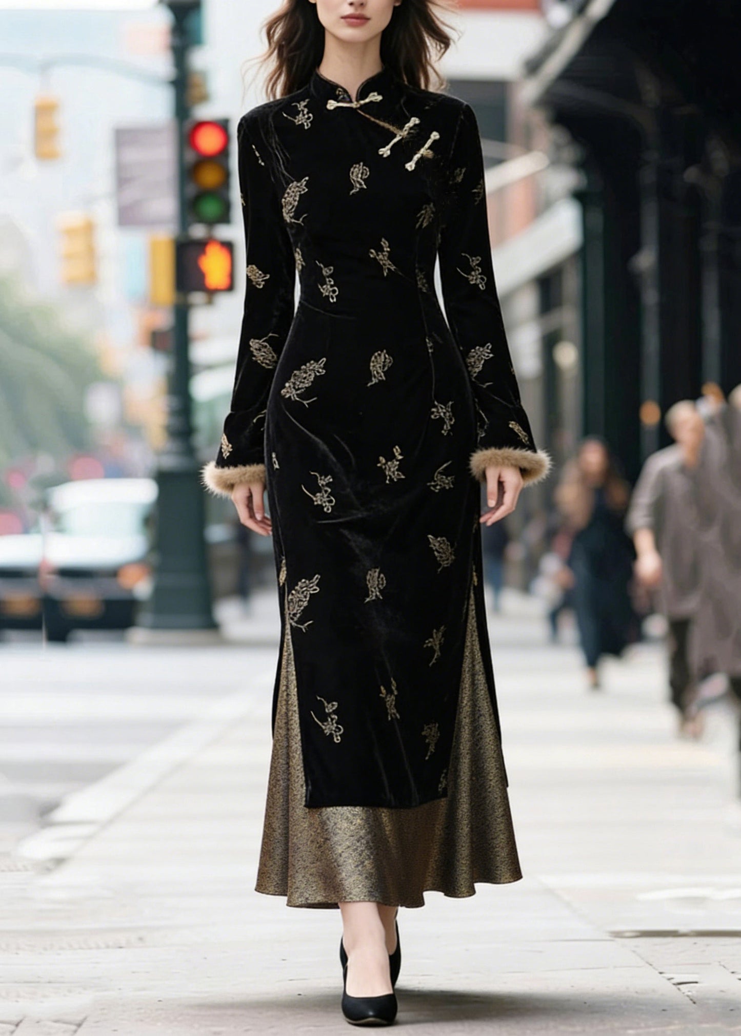 A Vintage Style Dress with Delicate Timeless Details