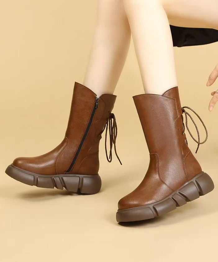 Vintage Inspired Orthopedic Boots