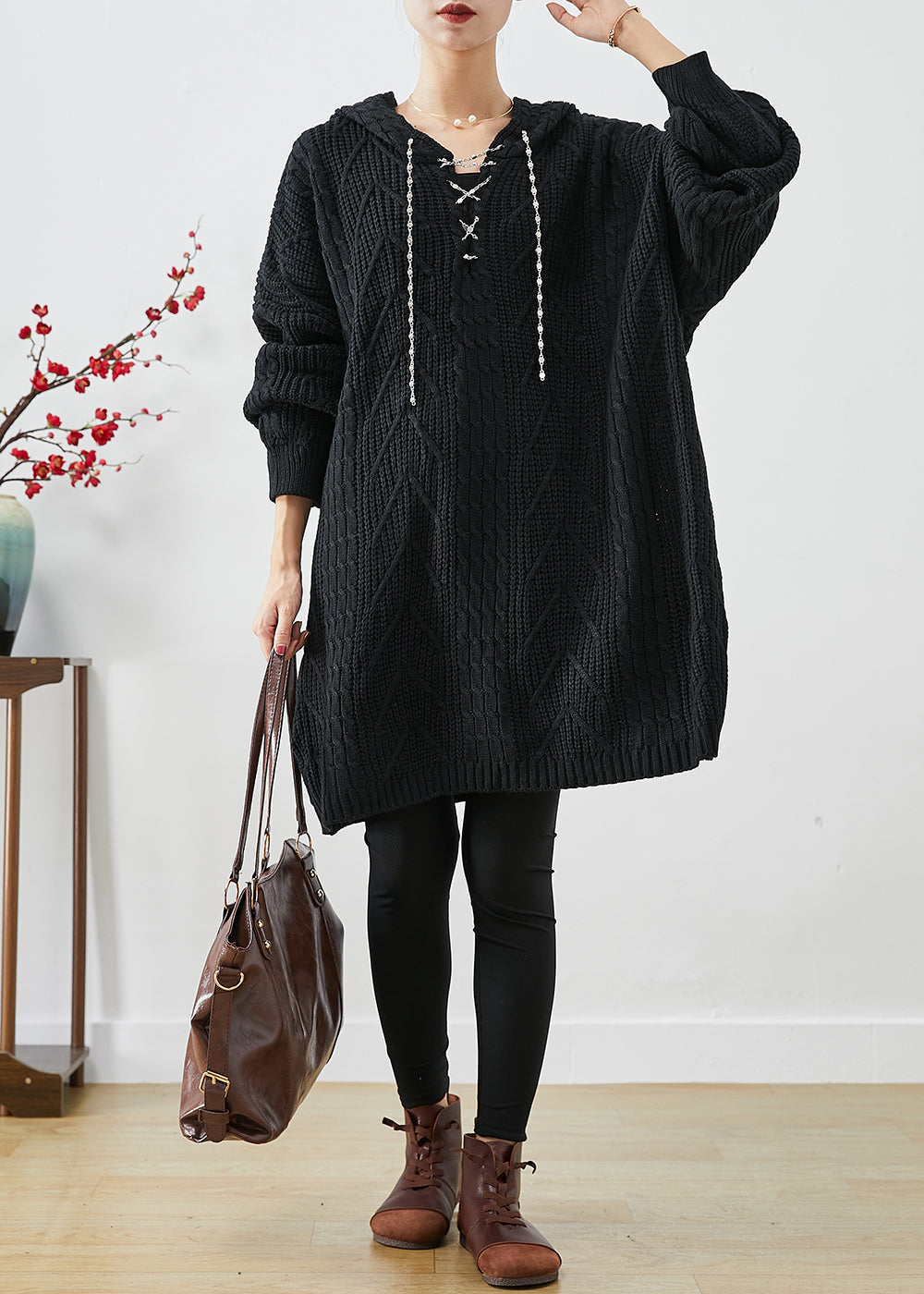 Classic Vintage Sweater with a Flattering Fit