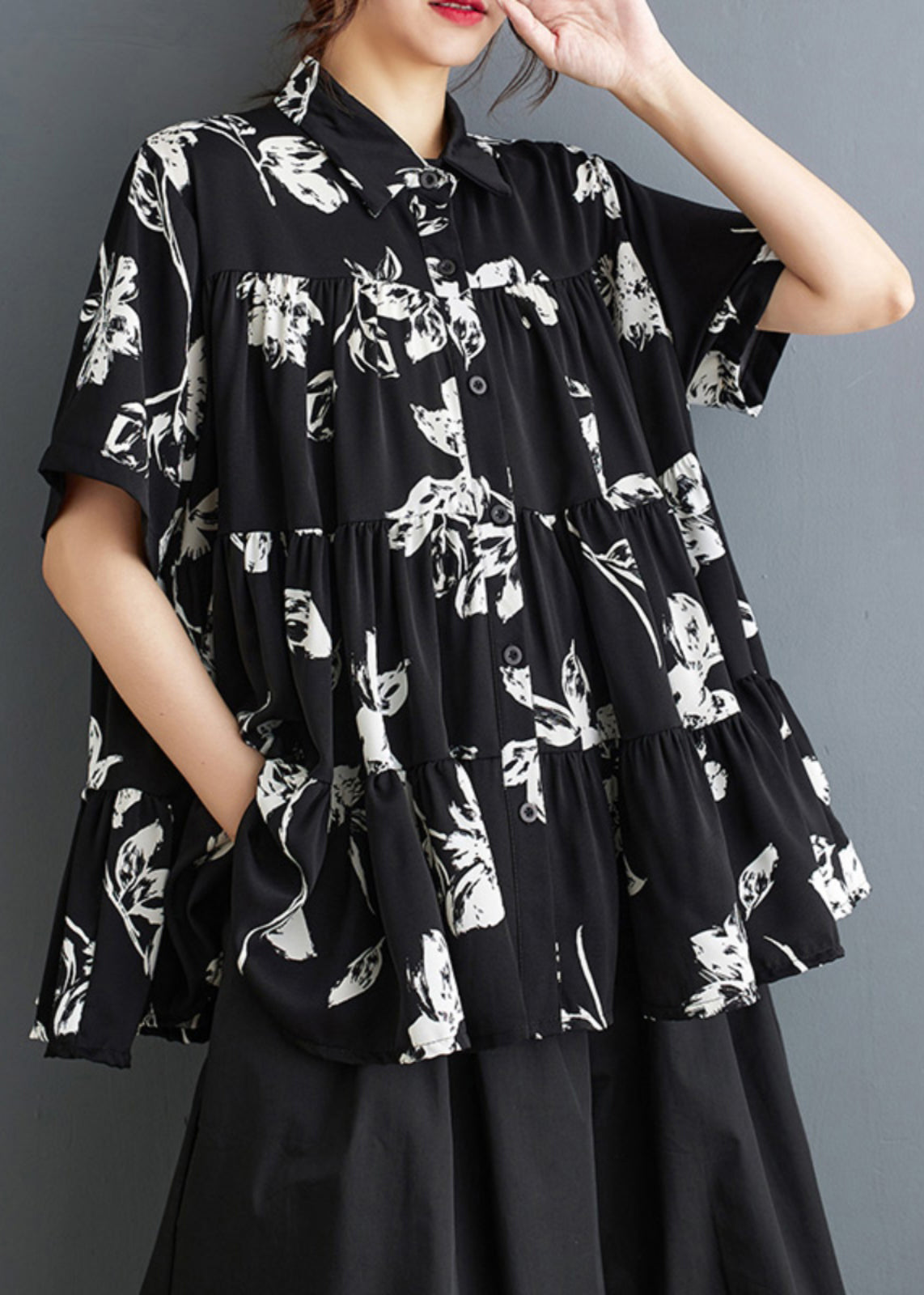 Gracefully Styled Top for Any Occasion