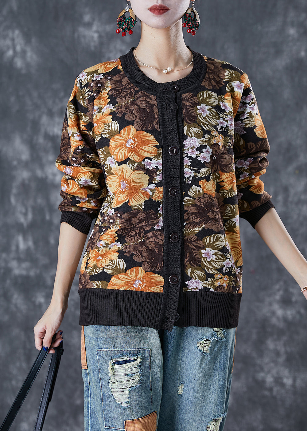 A Vintage Style Sweater with Delicate Timeless Details