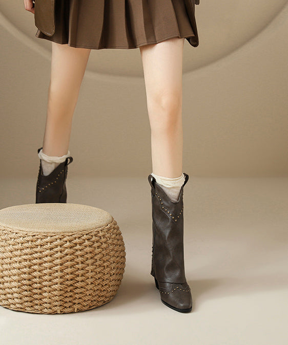Chic Orthopedic Boots with Unique Design
