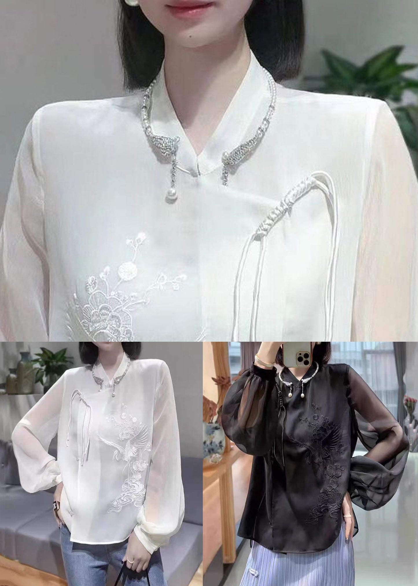 Classic Vintage Blouse with a Flattering Fit
