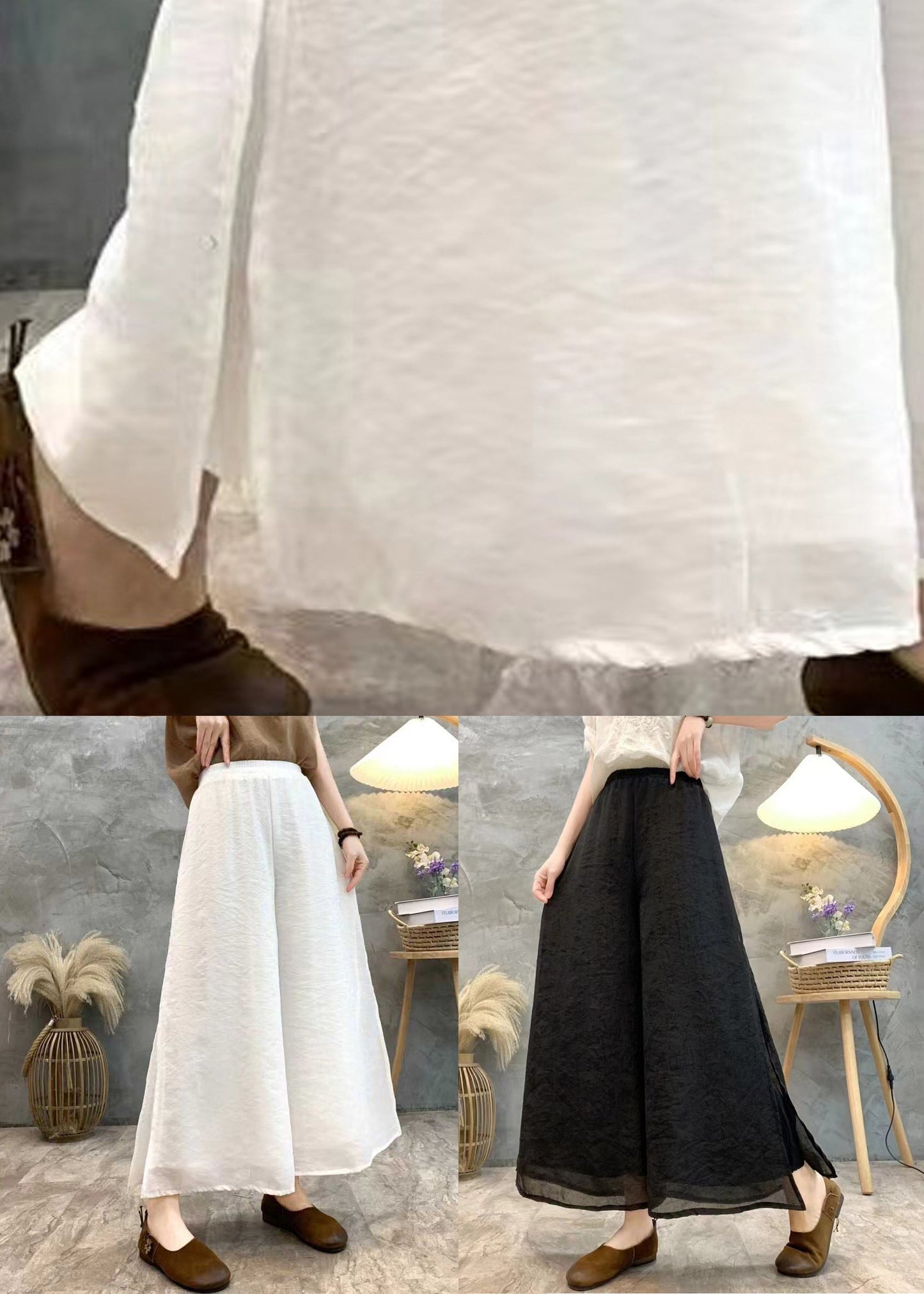 A Vintage Style Pants with Delicate Timeless Details