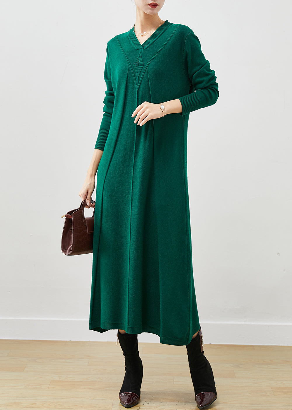 A Vintage Style Sweater with Delicate Timeless Details