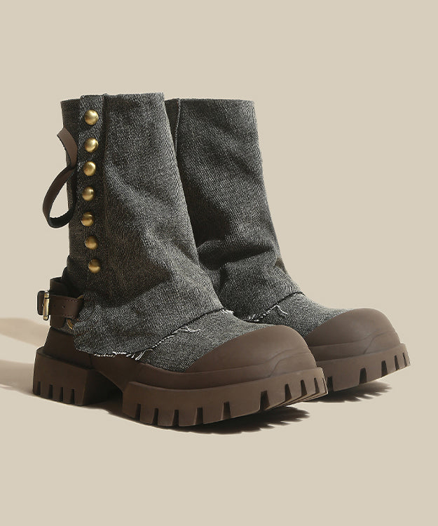 Classic Orthopedic Boots with Timeless Style