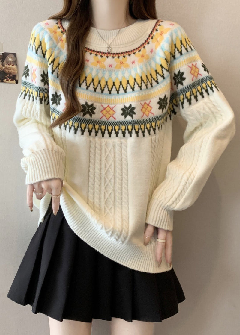 A Vintage Style Pullover with Delicate Timeless Details