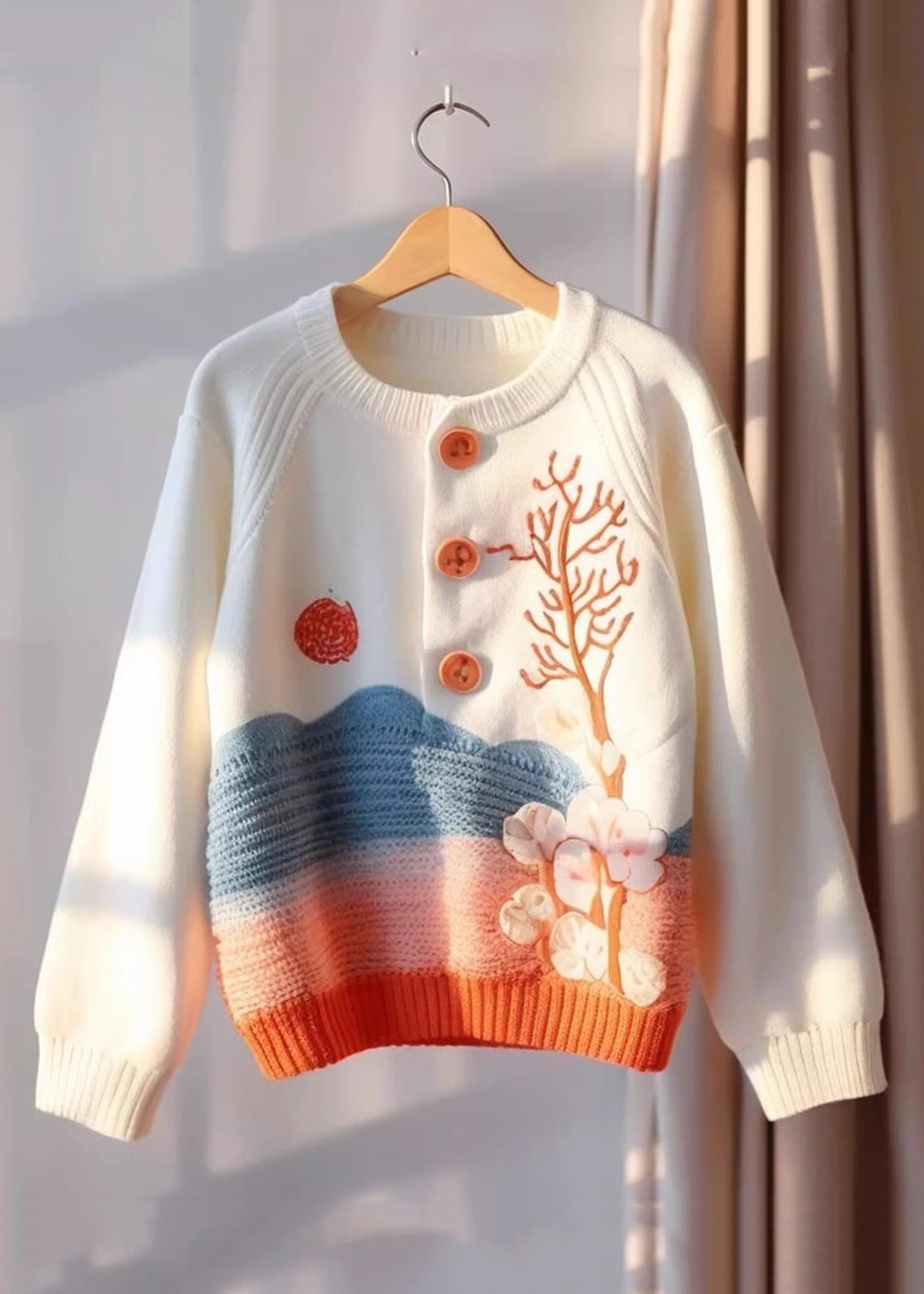 Beautifully Finished Sweater in a Timeless Design
