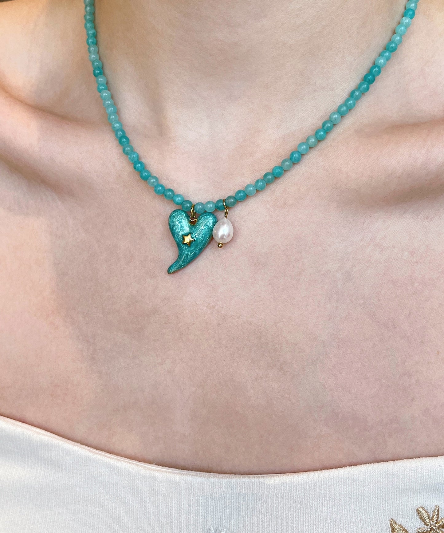 Beautiful Pearl Set with Unique Style
