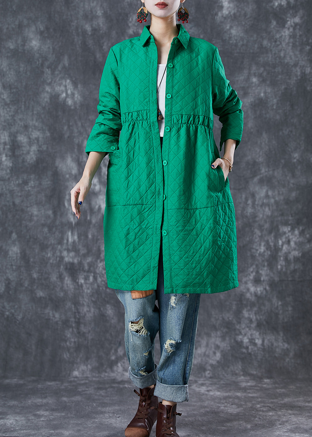A Vintage Style Coat with Delicate Timeless Details