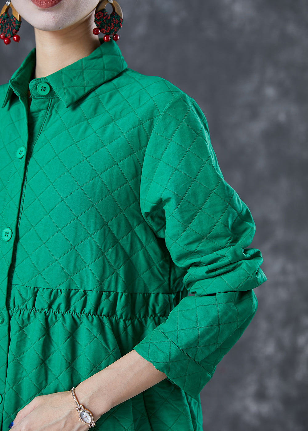 A Vintage Style Coat with Delicate Timeless Details