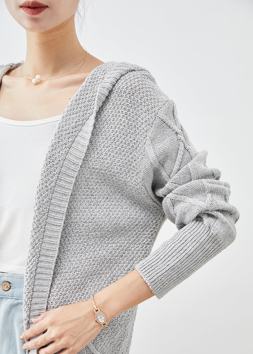 A Vintage Style Cardigan with Delicate Timeless Details