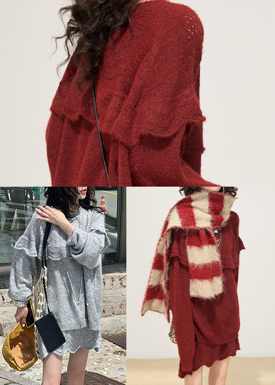 Well Tailored Pullover with a Graceful Silhouette