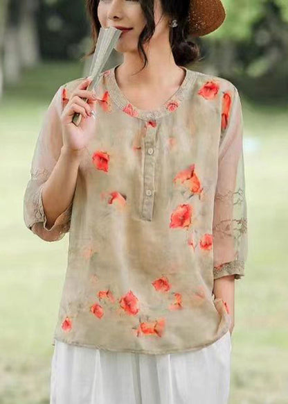 A Vintage Style Shirt with Delicate Timeless Details