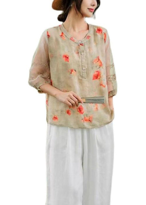A Vintage Style Shirt with Delicate Timeless Details