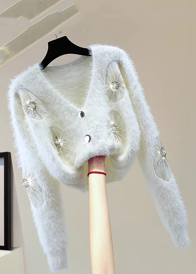 A Vintage Style Sweater with Delicate Timeless Details
