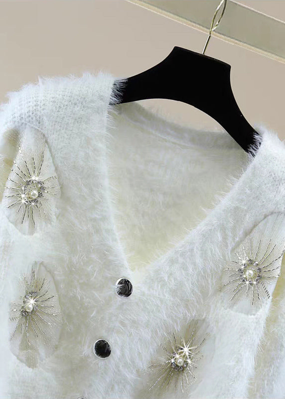 A Vintage Style Sweater with Delicate Timeless Details