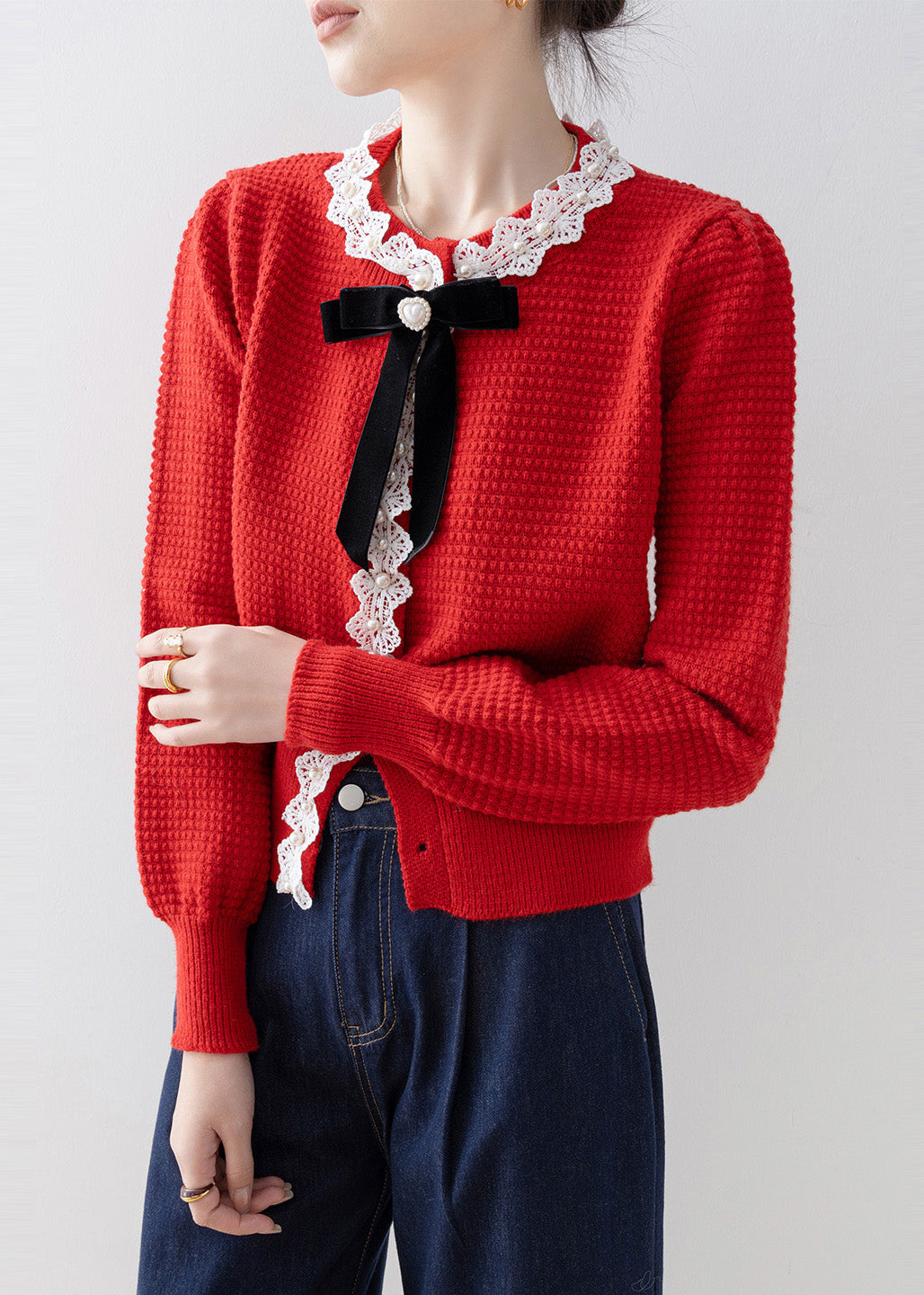 Vintage Inspired Cardigan with a Contemporary Edge