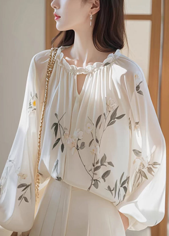 A Vintage Style Shirt with Delicate Timeless Details