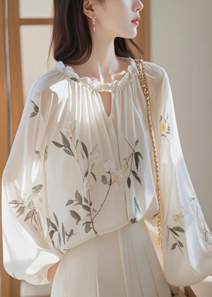 A Vintage Style Shirt with Delicate Timeless Details