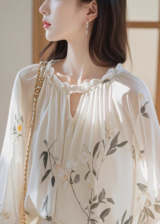 A Vintage Style Shirt with Delicate Timeless Details