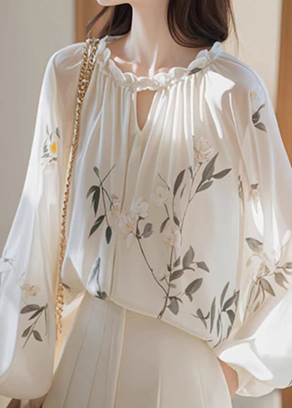 A Vintage Style Shirt with Delicate Timeless Details