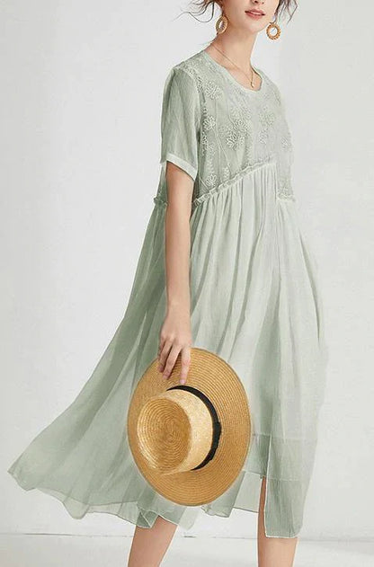 A Vintage Style Dress with Delicate Timeless Details