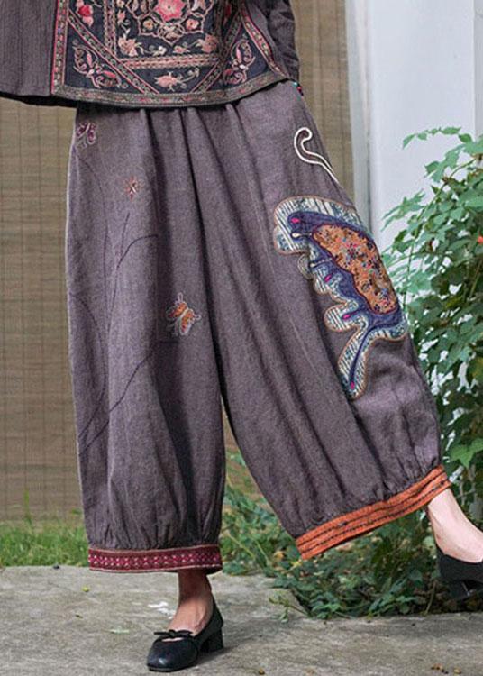 A Vintage Style Trousers with Delicate Timeless Details
