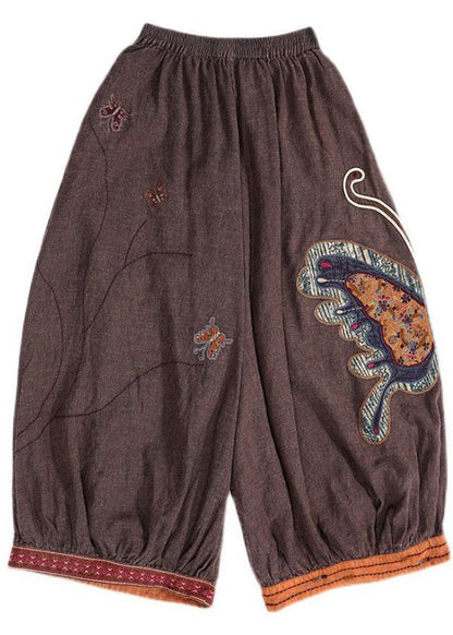 A Vintage Style Trousers with Delicate Timeless Details