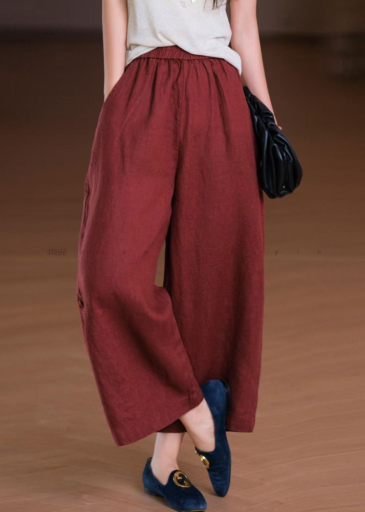 A Vintage Style Pants with Delicate Timeless Details