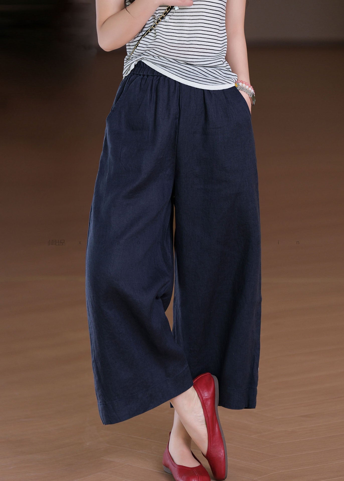 A Vintage Style Pants with Delicate Timeless Details