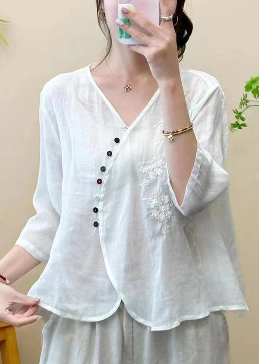 A Vintage Style Blouse with Delicate Timeless Details
