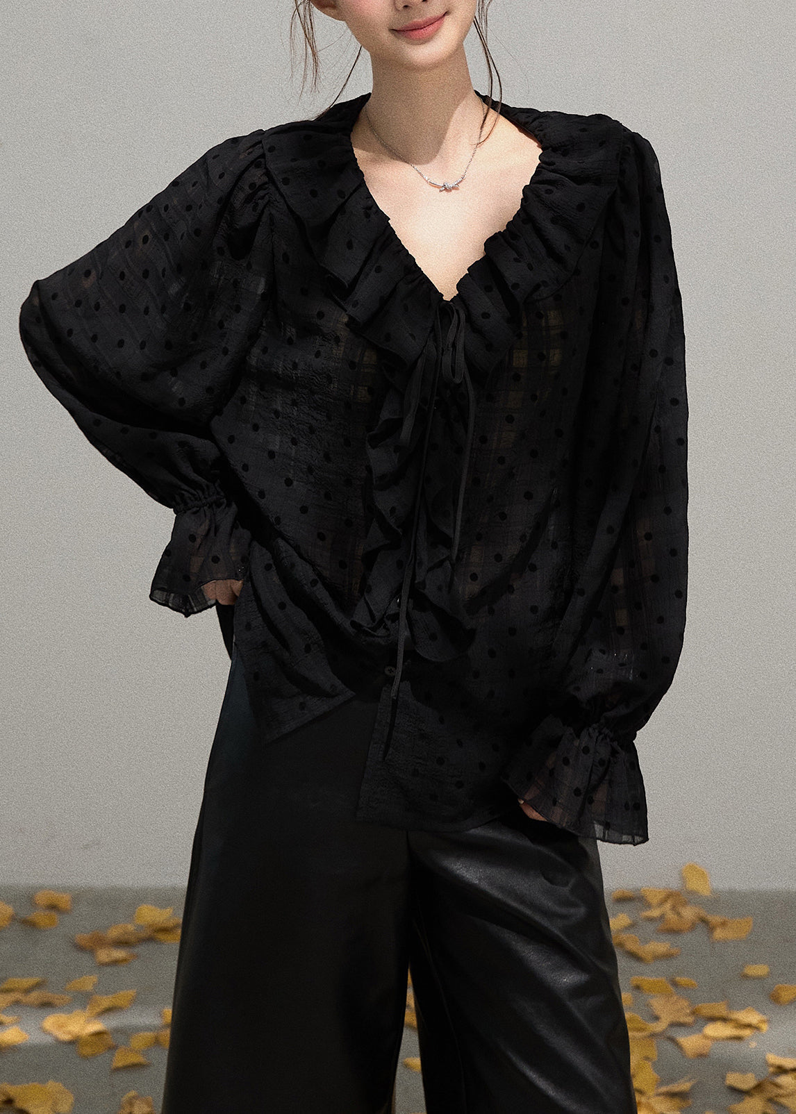 A Vintage Style Blouse with Delicate Timeless Details