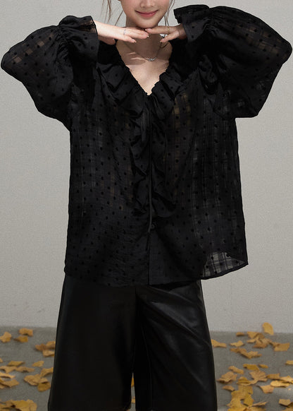 A Vintage Style Blouse with Delicate Timeless Details