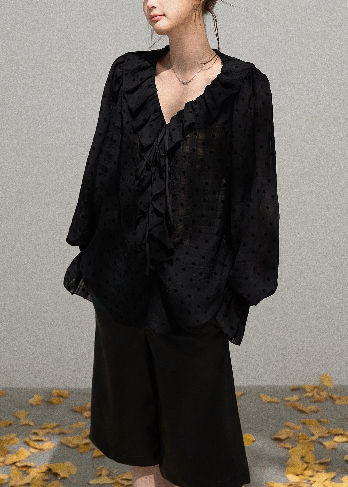A Vintage Style Blouse with Delicate Timeless Details
