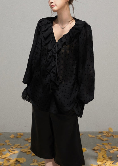 A Vintage Style Blouse with Delicate Timeless Details