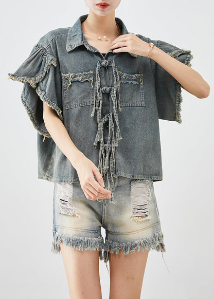 A Vintage Style Shirt with Delicate Timeless Details