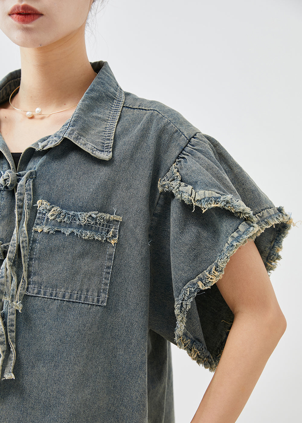 A Vintage Style Shirt with Delicate Timeless Details