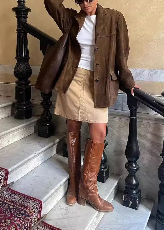 A Vintage Style Coat with Delicate Timeless Details
