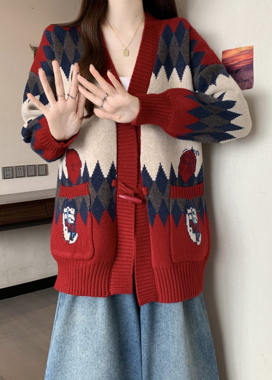 Vintage Inspired Cardigan with a Contemporary Edge