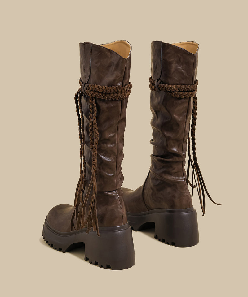 Chic Orthopedic Boots with Unique Design