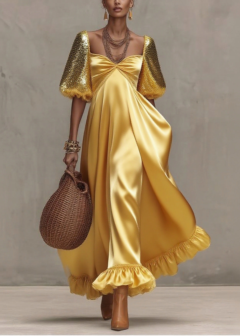 Classic Vintage Dress with a Flattering Fit