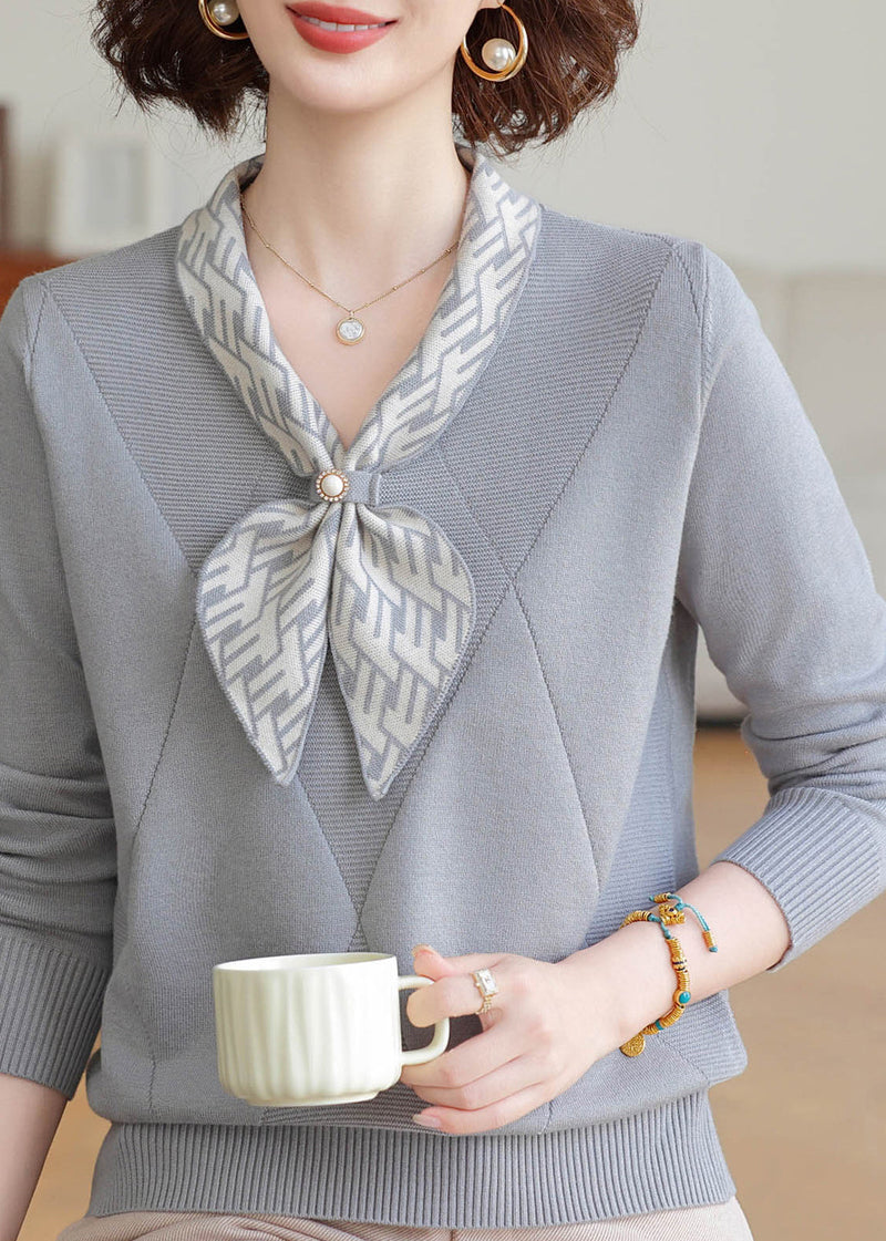 A Vintage Style Sweater with Delicate Timeless Details